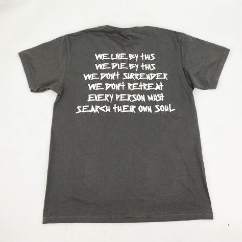Too Addicted Puff Print T-Shirt (gray)