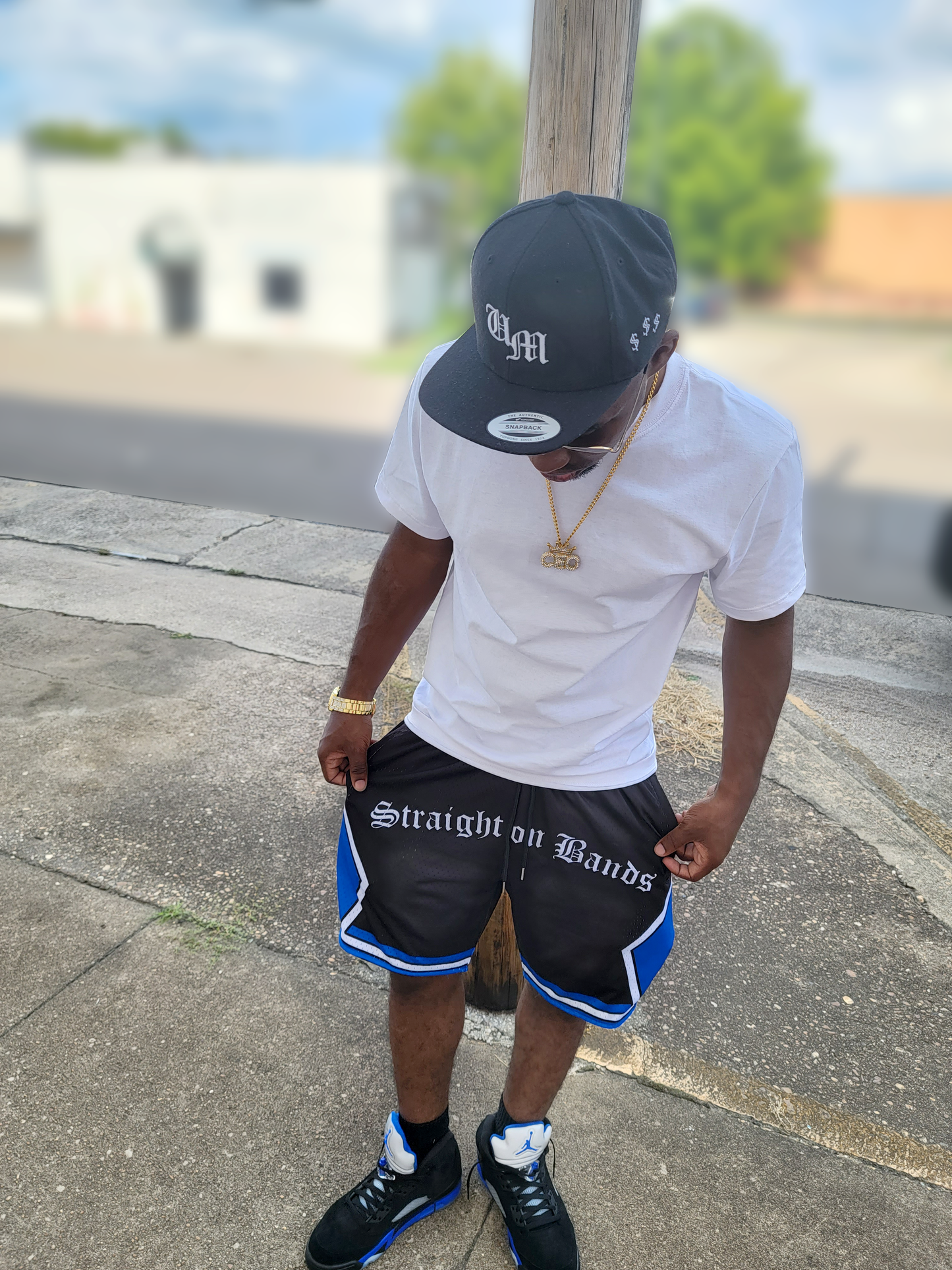 Straight On Bands Basketball Shorts