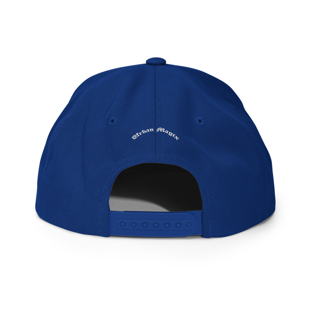 Blue Snapback Hat Secured Ed