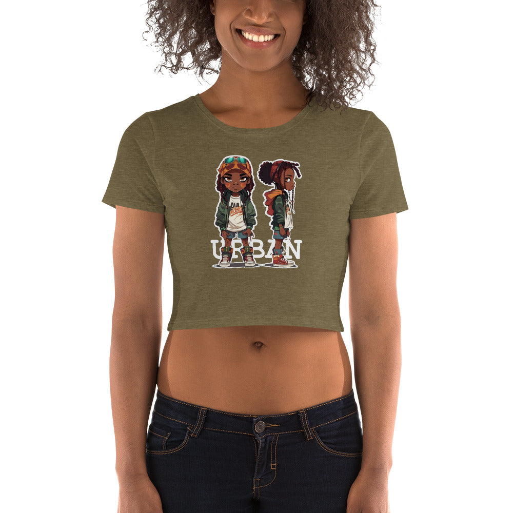 Women’s Urban Cartoon Crop Tee