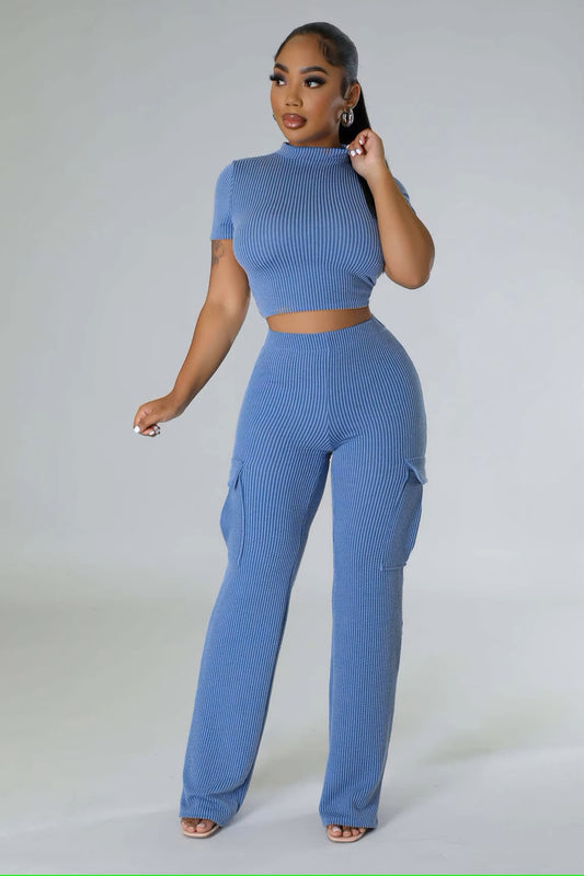 Crop Top & Bottom Set