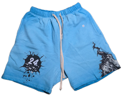 Men's Timeclock Shorts (blue)