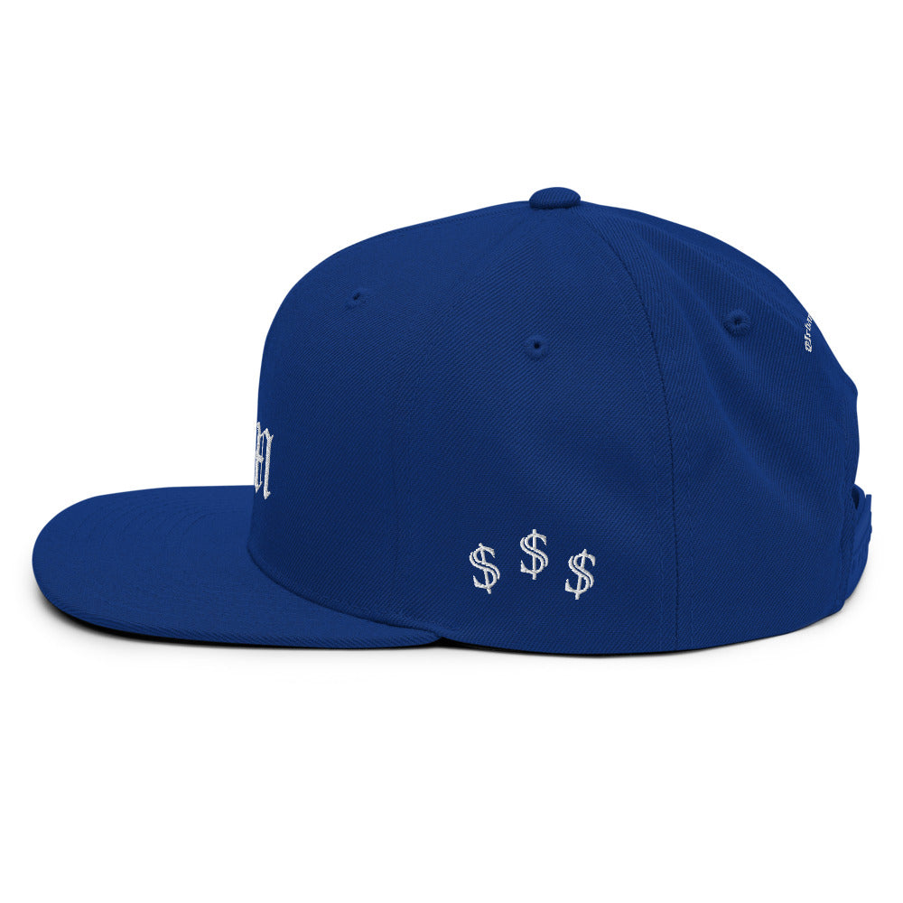 Blue Snapback Hat Secured Ed